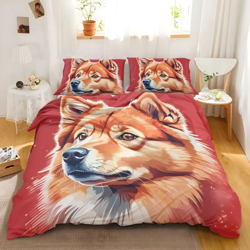 Finnish Spitz Playful Charm Teen Joy Bedding Set 2