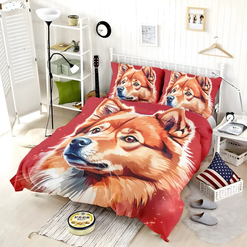 Finnish Spitz Playful Charm Teen Joy Bedding Set