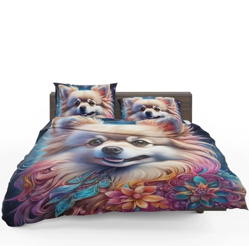 Fluff and Love Pomeranian Dog Bedding Set 1