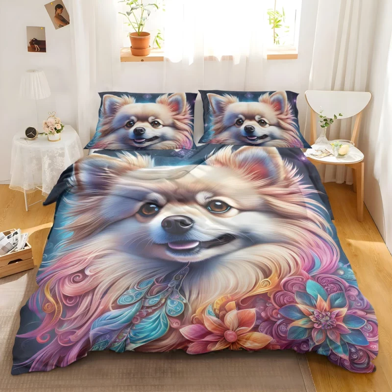 Fluff and Love Pomeranian Dog Bedding Set 2