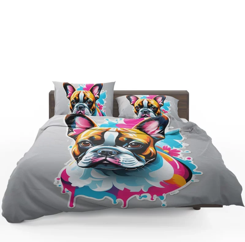 French Bulldog Delight Teen Joyful Surprise Bedding Set 1