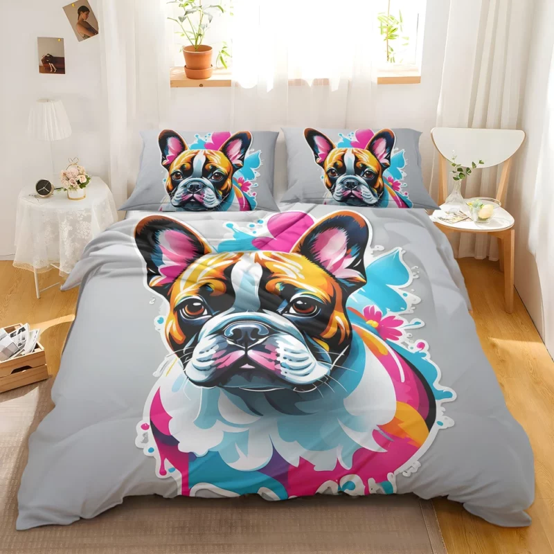 French Bulldog Delight Teen Joyful Surprise Bedding Set 2