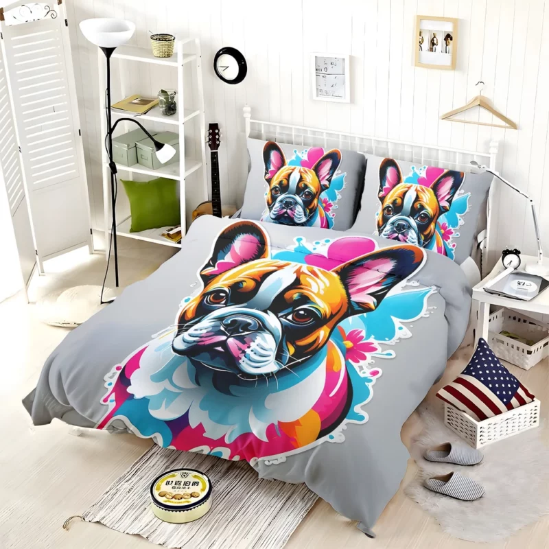 French Bulldog Delight Teen Joyful Surprise Bedding Set