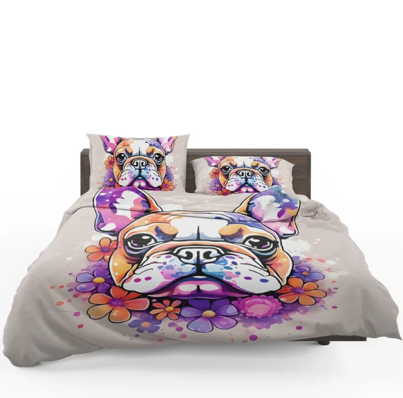 French Bulldog Love Teen Heartfelt Gift Bedding Set 1