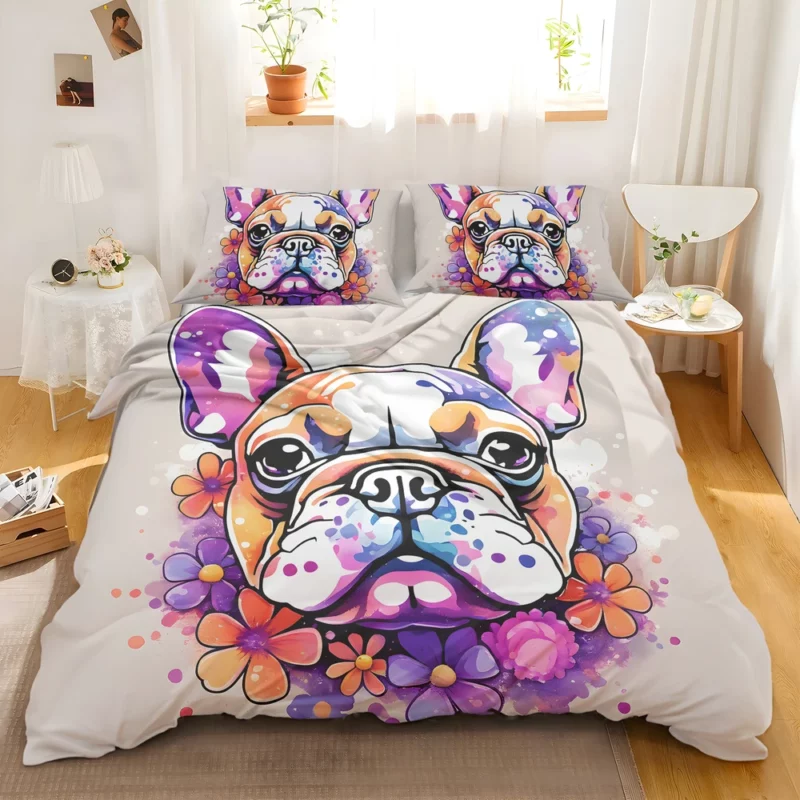 French Bulldog Love Teen Heartfelt Gift Bedding Set 2