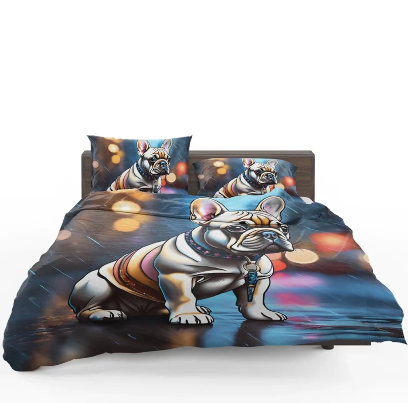 French Bulldog Pup Teen Birthday Surprise Bedding Set 1