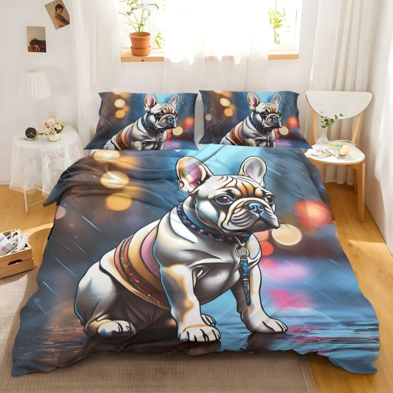 French Bulldog Pup Teen Birthday Surprise Bedding Set 2