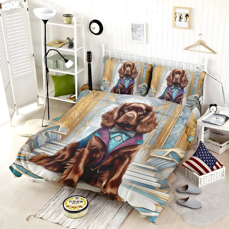 Gentle Companion Sussex Spaniel Dog Bedding Set