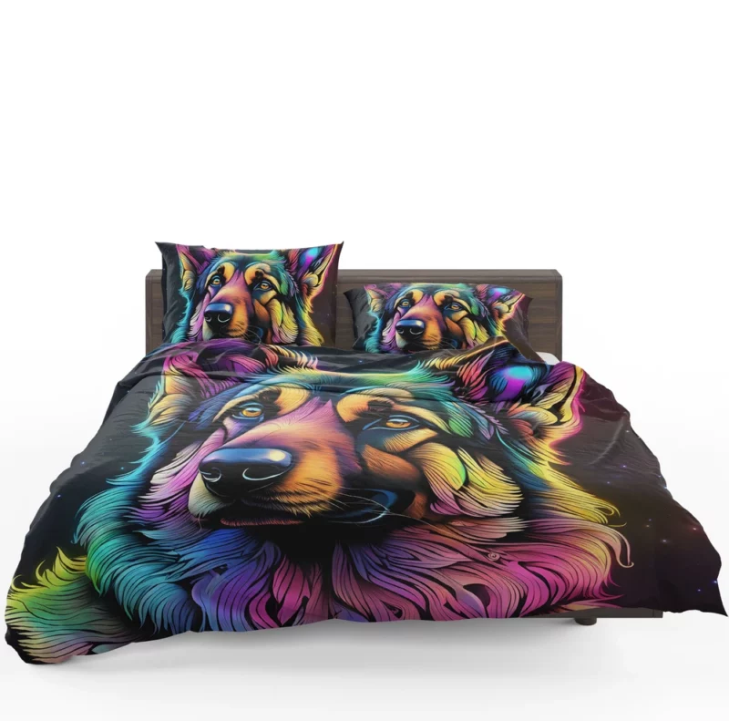 German Shepherd Birthday Bond Teen Companion Bedding Set 1