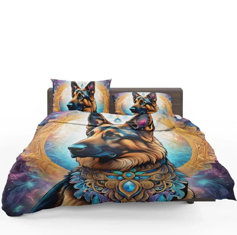 German Shepherd Dog Delight Teen Joyful Surprise Bedding Set 1