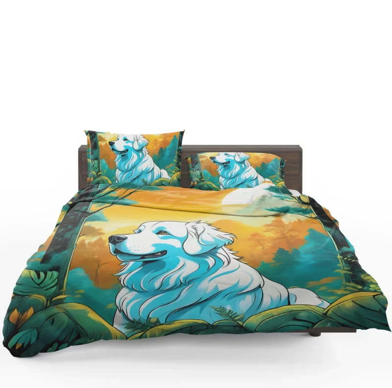 Gift of Affection Great Pyrenees Love Bedding Set 1