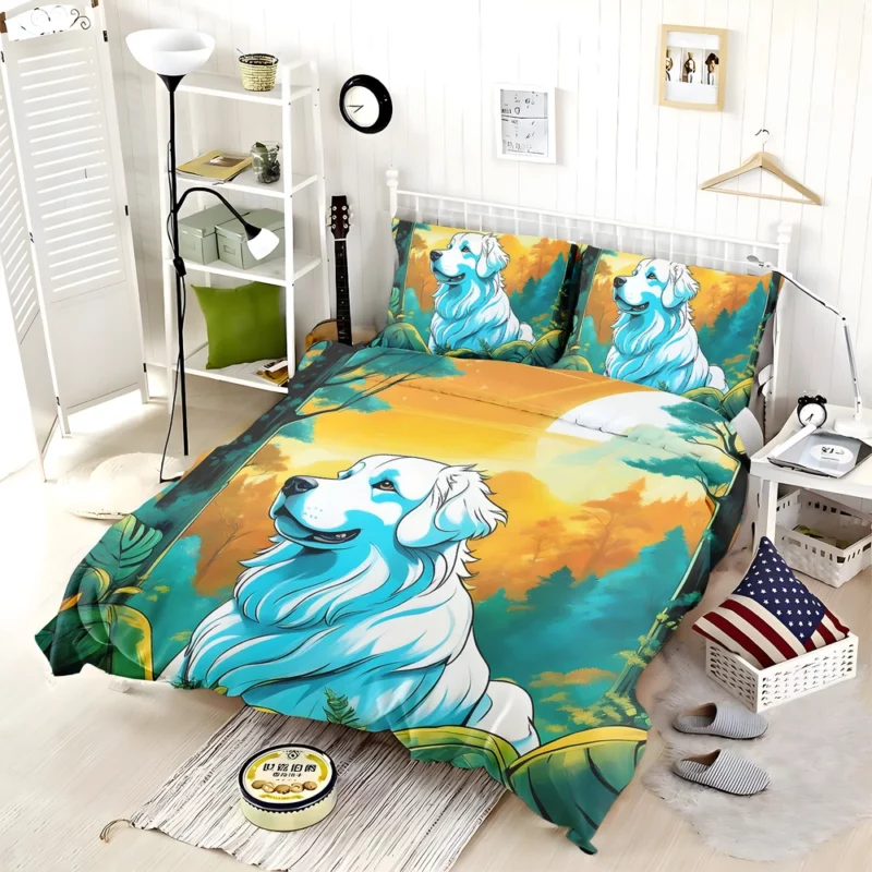 Gift of Affection Great Pyrenees Love Bedding Set