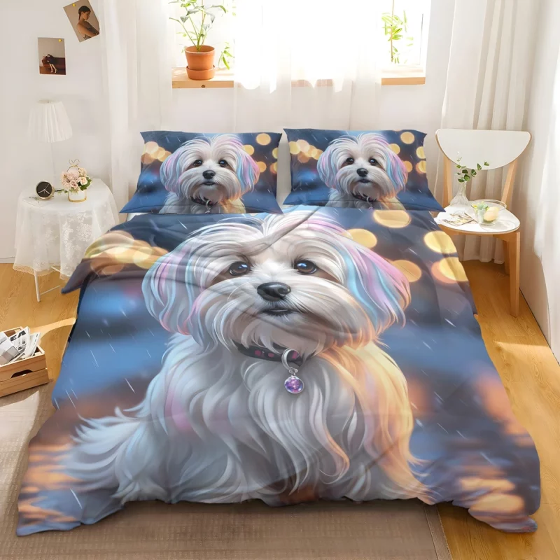 Gifted Havanese Surprise Joyful Dog Bedding Set 2