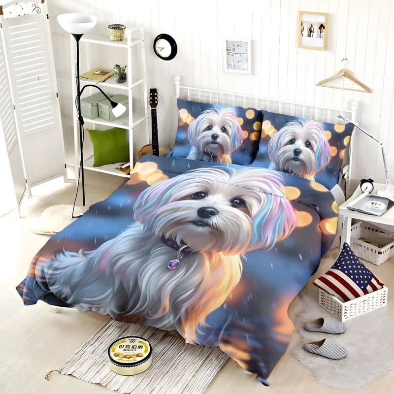 Gifted Havanese Surprise Joyful Dog Bedding Set