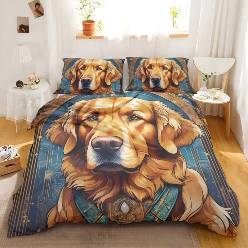 Golden Retriever Birthday Bond Teen Companion Bedding Set 2