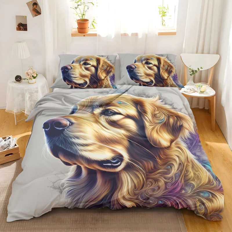 Golden Retriever Delight Teen Joyful Surprise Bedding Set 2