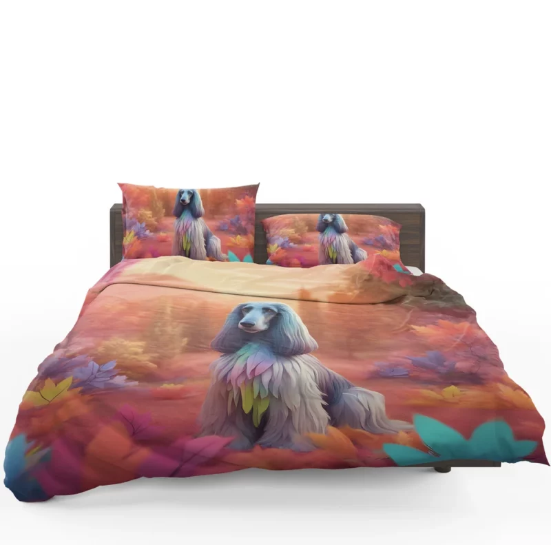 Graceful Afghan Dog Hound Elegance Bedding Set 1