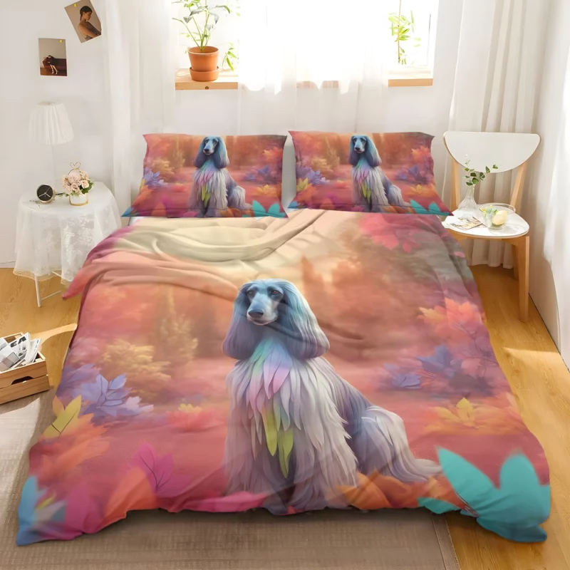 Graceful Afghan Dog Hound Elegance Bedding Set 2