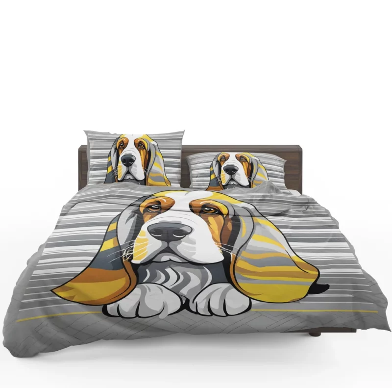 Grand Basset Griffon Vendeen Birthday Surprise Bedding Set 1