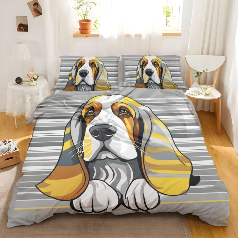 Grand Basset Griffon Vendeen Birthday Surprise Bedding Set 2