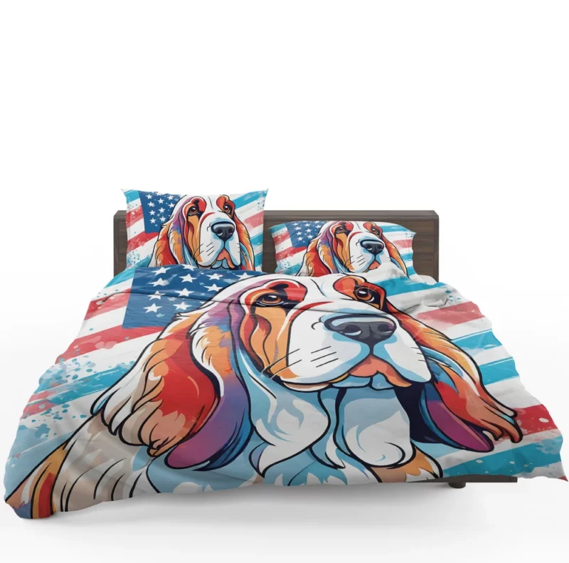 Grand Basset Griffon Vendeen Delight Surprise Bedding Set 1