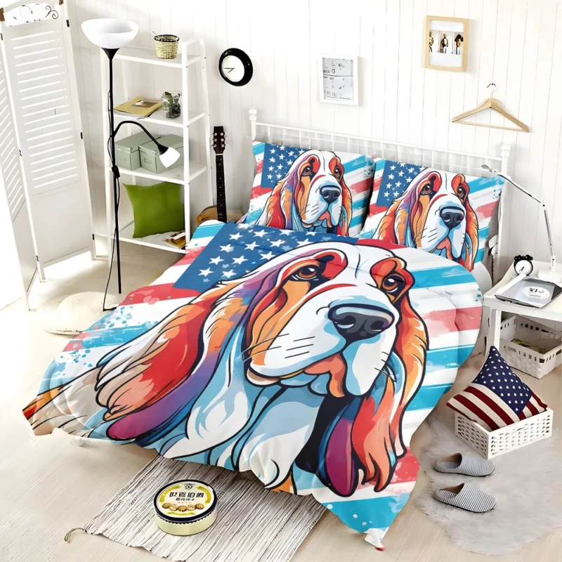 Grand Basset Griffon Vendeen Delight Surprise Bedding Set