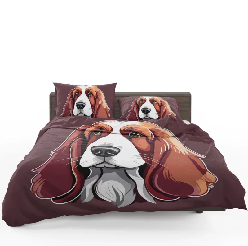 Grand Basset Griffon Vendeen Elegance Teen Stylish Gift Bedding Set 1