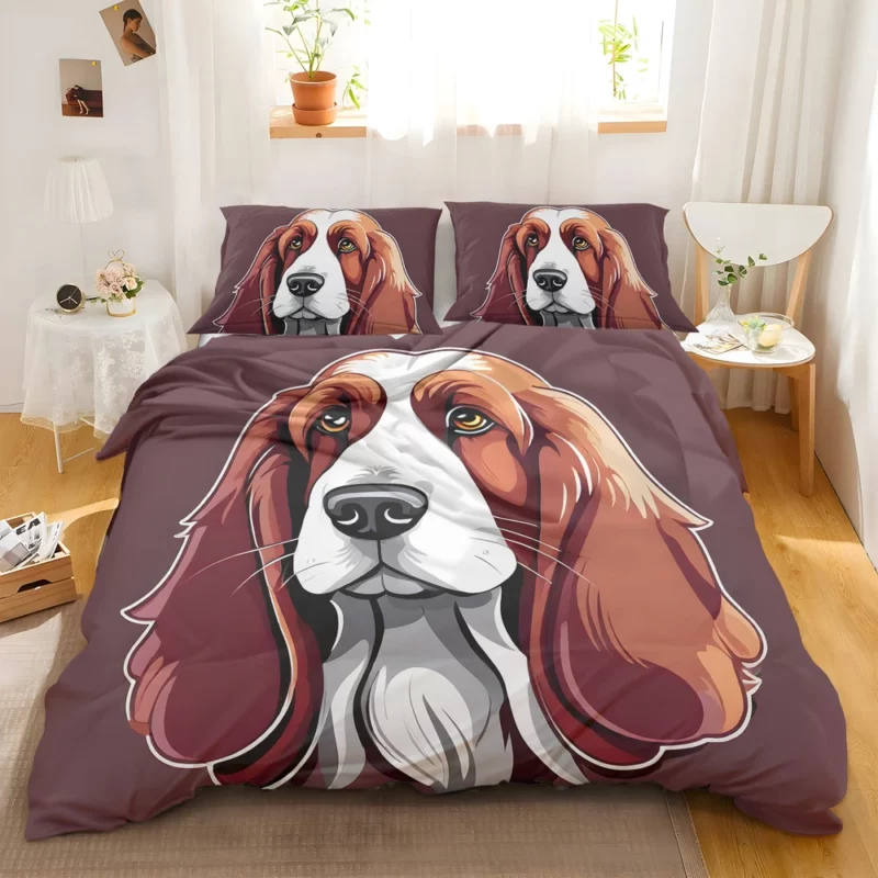 Grand Basset Griffon Vendeen Elegance Teen Stylish Gift Bedding Set 2