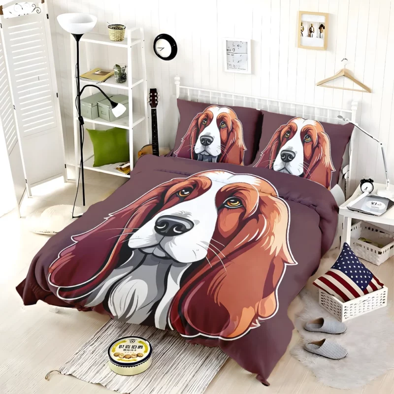 Grand Basset Griffon Vendeen Elegance Teen Stylish Gift Bedding Set