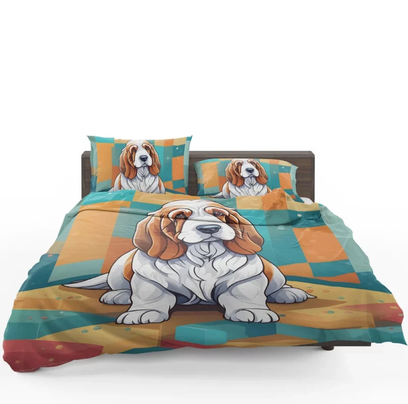 Grand Basset Griffon Vendeen Pup Bedding Set 1