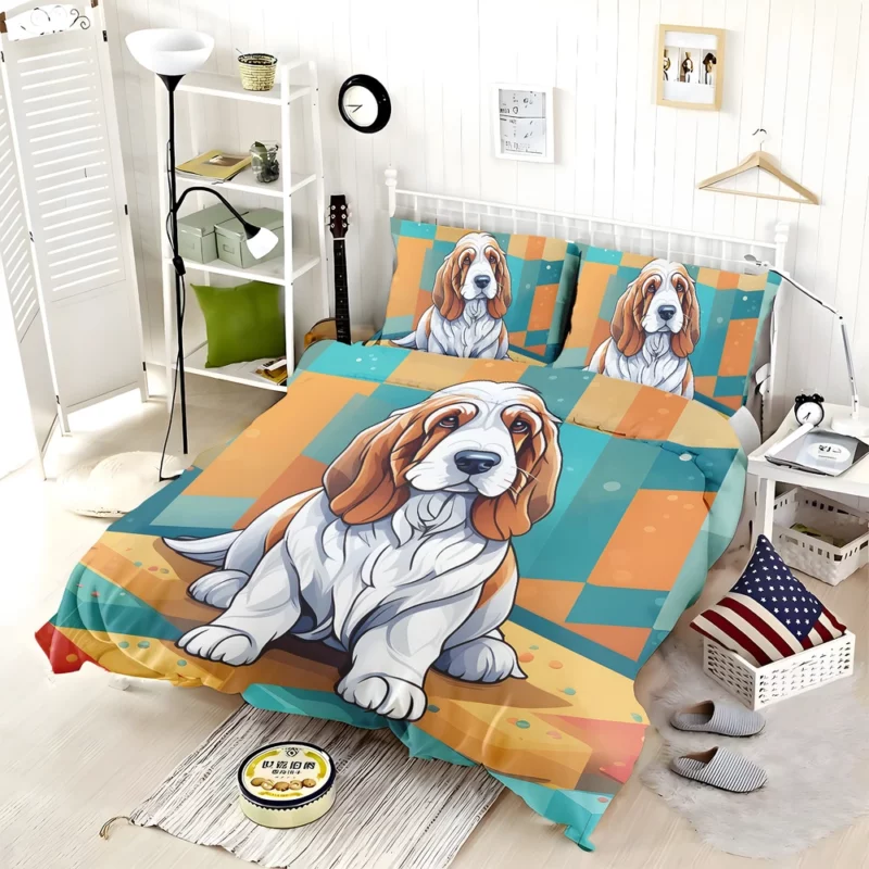 Grand Basset Griffon Vendeen Pup Bedding Set