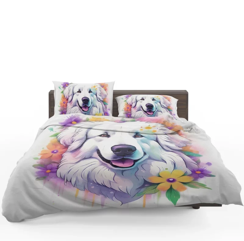 Great Pyrenees Charm Gift of Delight Bedding Set 1