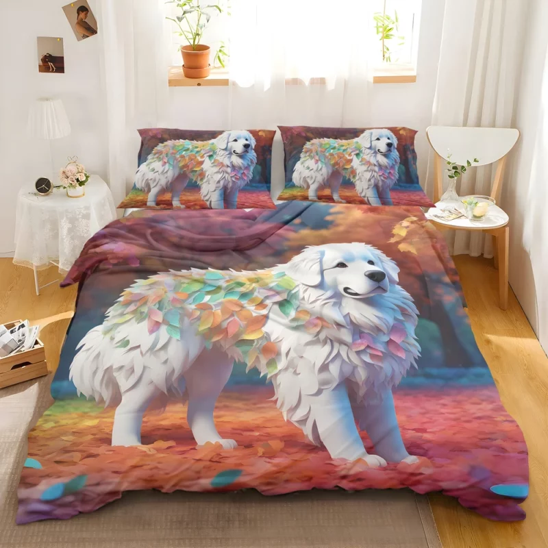 Great Pyrenees Majesty Gift of Joy Bedding Set 2