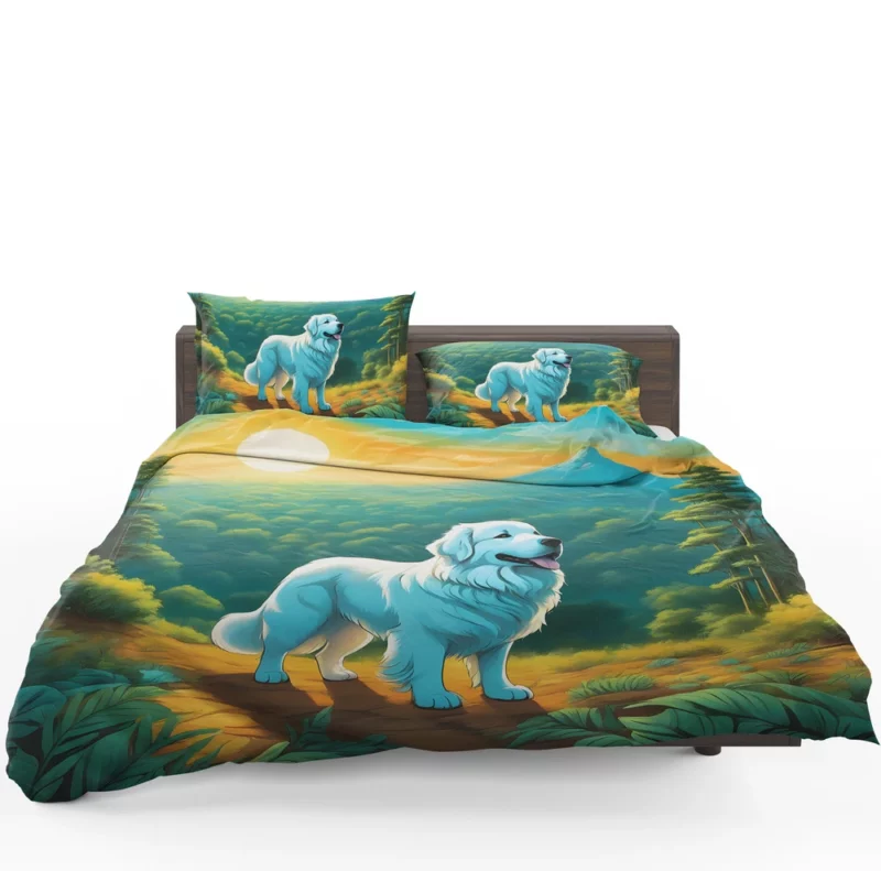 Great Pyrenees Majesty Joyful Gift Bedding Set 1