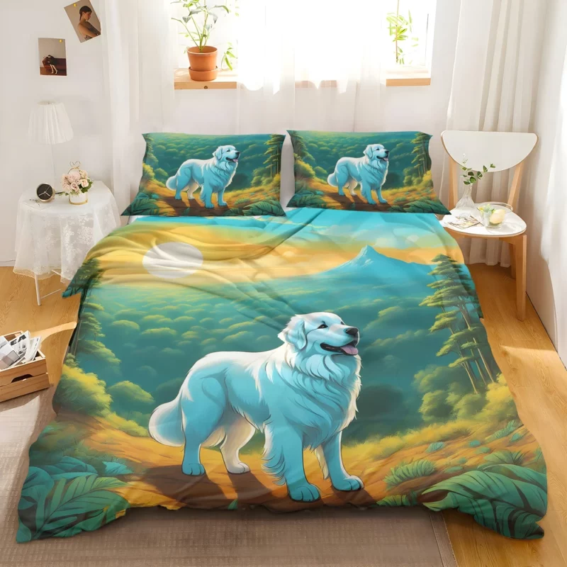 Great Pyrenees Majesty Joyful Gift Bedding Set 2