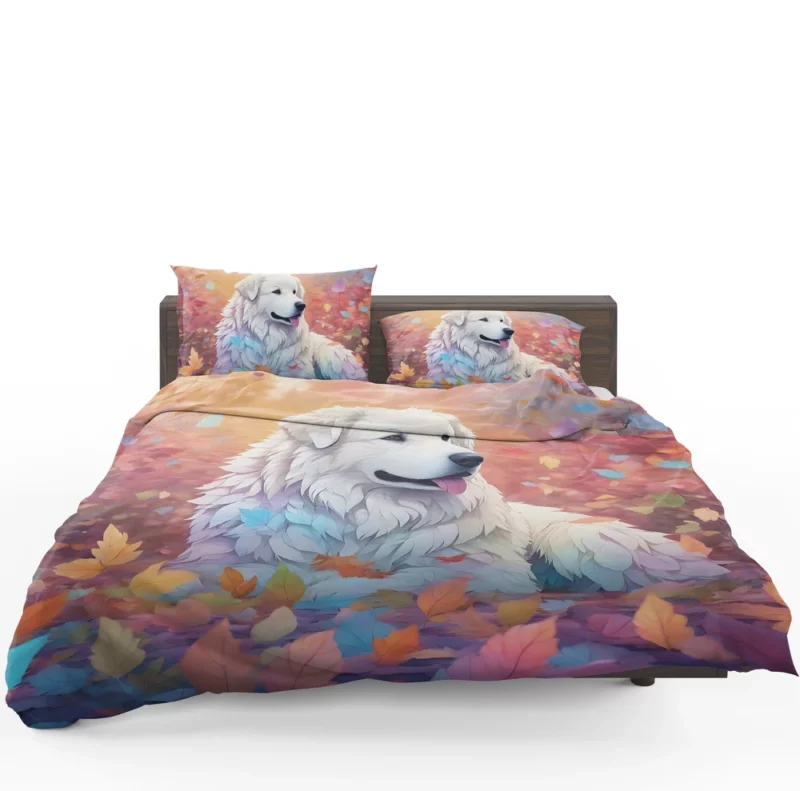 Great Pyrenees Surprise Majestic Dog Gift Bedding Set 1