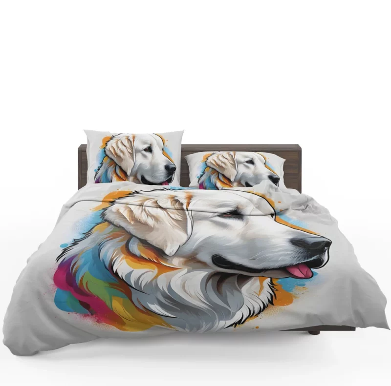 Great Pyrenees Treasure Gift of Joy Bedding Set 1