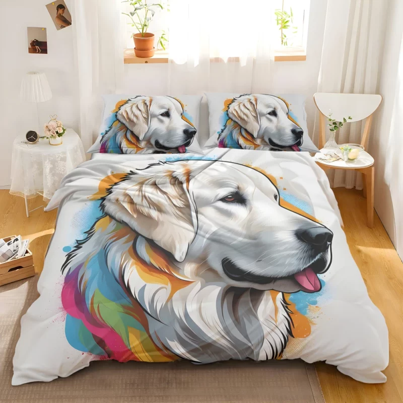 Great Pyrenees Treasure Gift of Joy Bedding Set 2