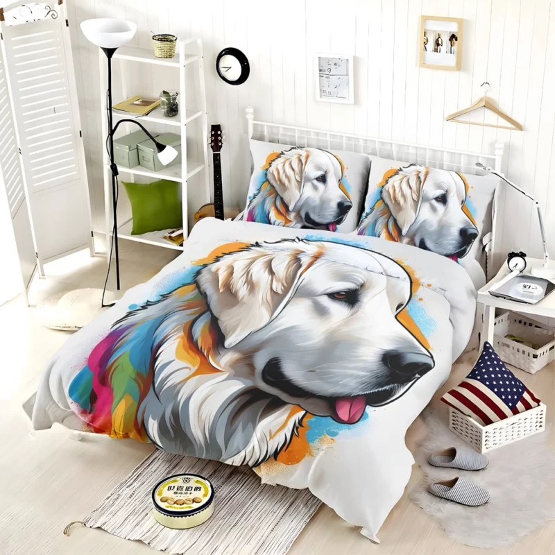 Great Pyrenees Treasure Gift of Joy Bedding Set