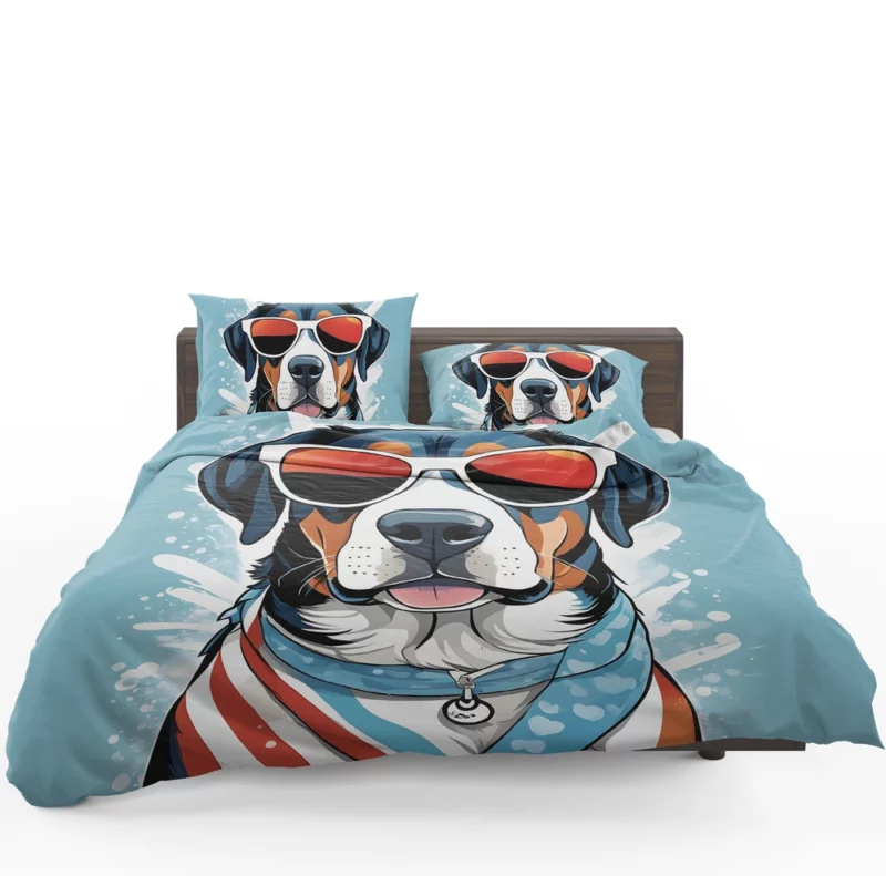 Greater Swiss Mountain Dog Companion Dog Gift Bedding Set 1