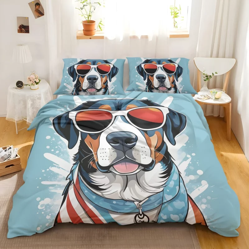 Greater Swiss Mountain Dog Companion Dog Gift Bedding Set 2