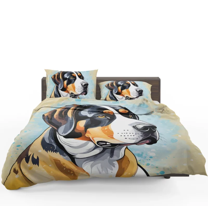 Greater Swiss Mountain Dog Delight Gift of Joy Bedding Set 1