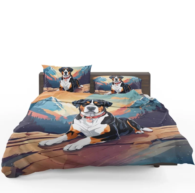 Greater Swiss Mountain Dog Majesty Gift of Joy Bedding Set 1