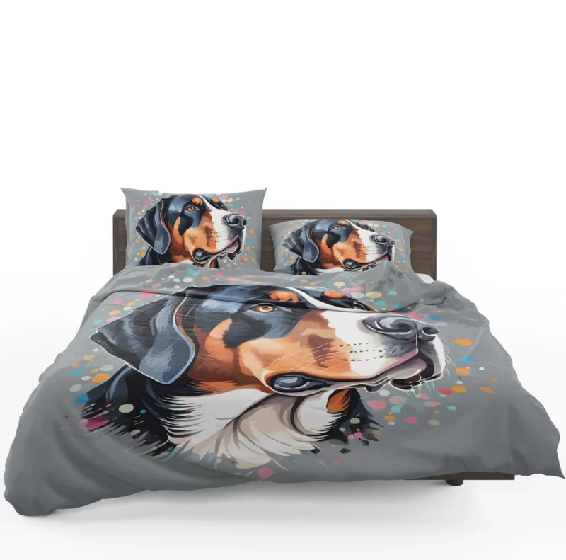 Greater Swiss Mountain Surprise Joyful Gift Bedding Set 1