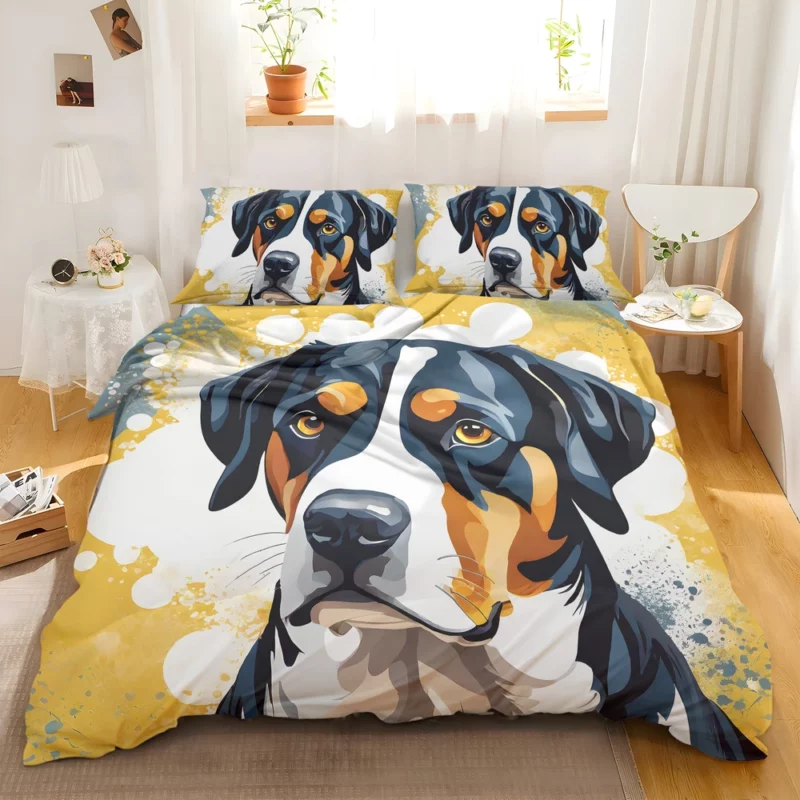 Greater Swiss Mountain Treasures Dog Gift Bedding Set 2