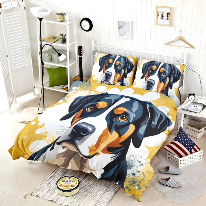 Greater Swiss Mountain Treasures Dog Gift Bedding Set