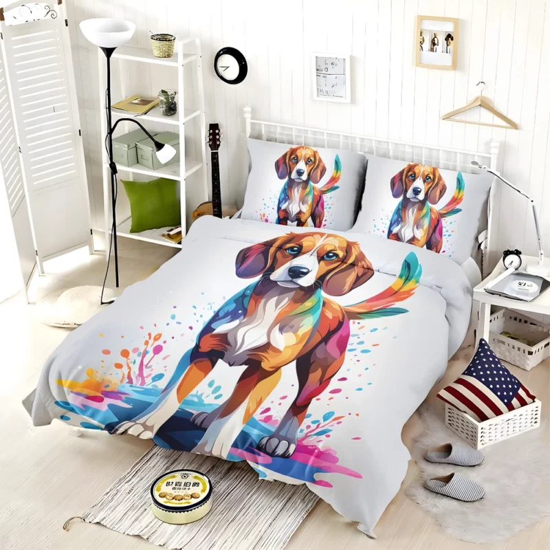 Harrier Elegance Dog Gift Bedding Set