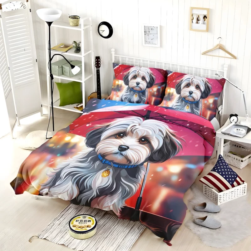 Havanese Charm Dog Gift Joy Bedding Set