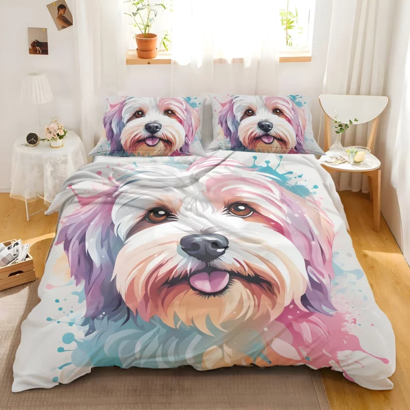 Havanese Companion Dog Gift Bedding Set 2