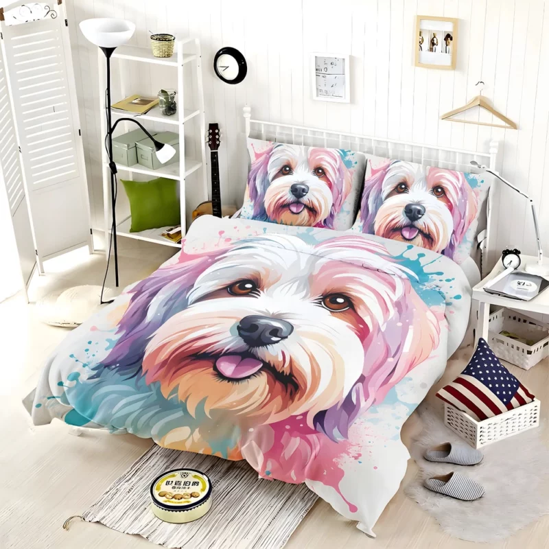 Havanese Companion Dog Gift Bedding Set